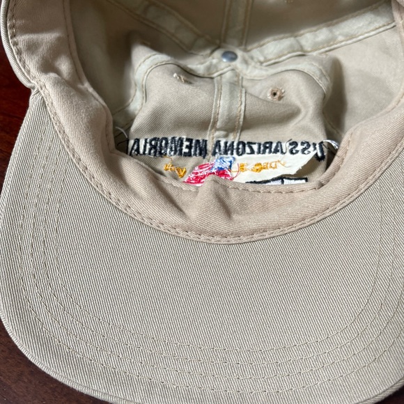 USS Arizona Memorial Adjustable Hat Cap Remembering Pearl Harbor - Picture 6 of 6